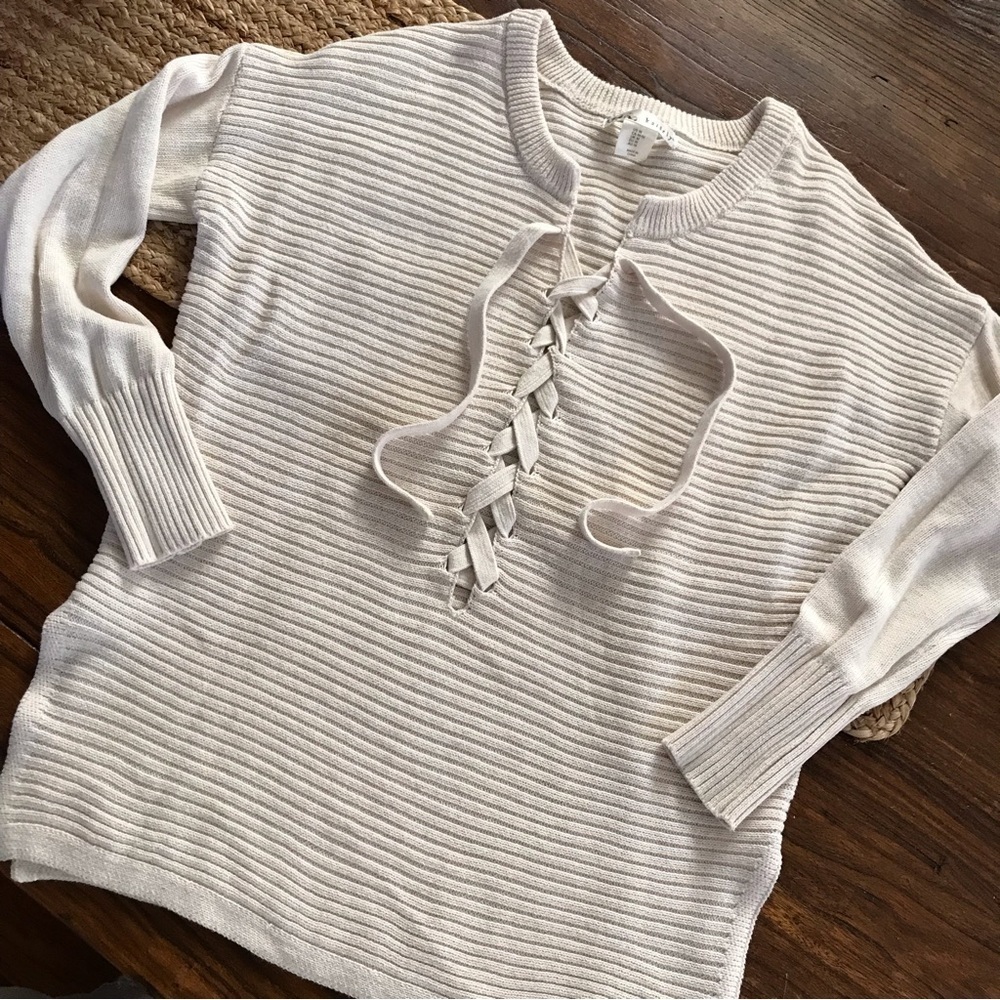 ▪️kaisely Tie Closure Sweater